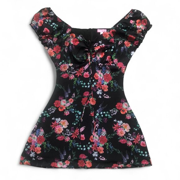 Dolls Kill Tryst of Fate Mini Dress - Picture 2 of 4